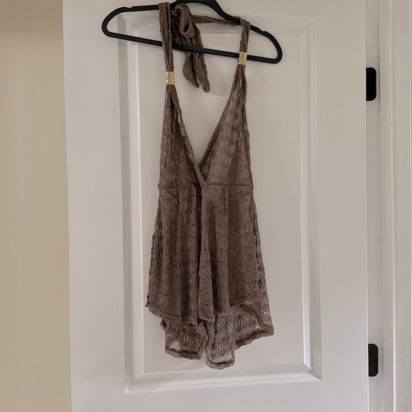 Elif Bathinsuit Romper Cover up with hardware - Picture 2 of 5